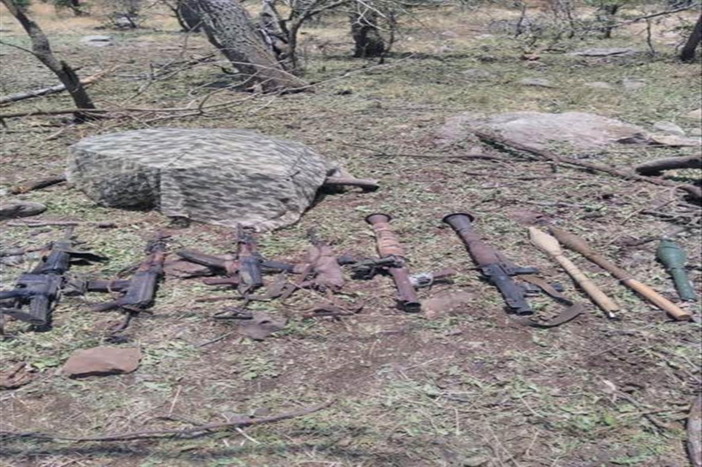Pençe-Kaplan Operasyonu’nda PKK’ye ait çok sayıda silah ve mühimmat ele geçirildi